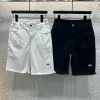 Bestseller Alo Shorts im bestickten Stil aus weißem Denim