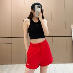Premium Alo Shorts Red Print Kollektion
