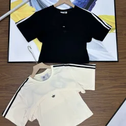 Premium Adidas Kurzarmshirt Weiß Classic Luxury