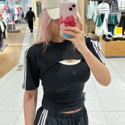 Bestseller Adidas Kurzarmshirt Weiß Klassischer Stil