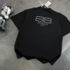 Bestseller Balenciaga Kurzarm-Kollektion mit schwarzem Strass