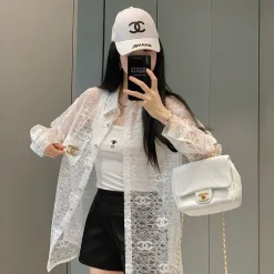 Bestseller Chanel Hemd Schwarz Jacquard Kollektion