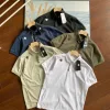 Premium Descente Kurzarm-Shirt aus weißer Baumwolle, atmungsaktiv