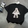 Hochwertige Balenciaga Kurzarm-Kollektion in Schwarz gewaschen