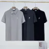 Luxus Fila Kurzarm T-Shirts Schwarze Seide Casual Luxury