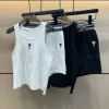 Meistverkaufte Dior Shorts im weißen Strick-Stickerei-Stil