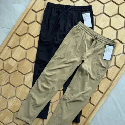 Luxuriöse Lululemon-Hose, schwarze, atmungsaktive Baumwolle-Kollektion