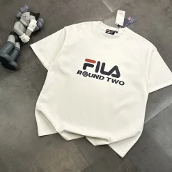 Hochwertiges Fila Kurzarmshirt im schwarzen Logo-Stil