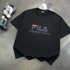 Bestseller Fila Kurzarmhemd Schwarz Logo Luxus