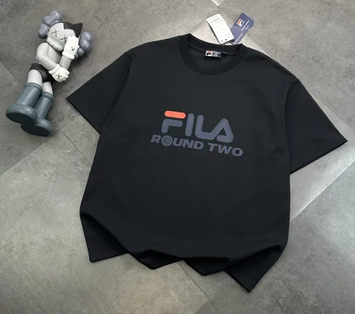 Bestseller Fila Kurzarmhemd Schwarz Logo Luxus