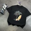 Premium Louis Vuitton Kurzarm Schwarz Klassischer Stil