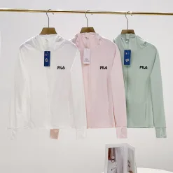 Bestseller Fila Jacken Weiß Seide Atmungsaktiv Stil