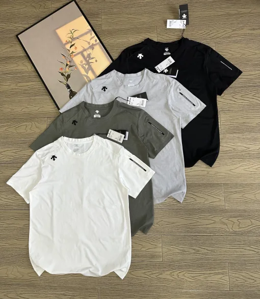 Luxus Descente Kurzarmhemden Sportlicher Stil