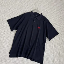 Premium Balenciaga Kurzarm Schwarz Baumwolle Solid Style