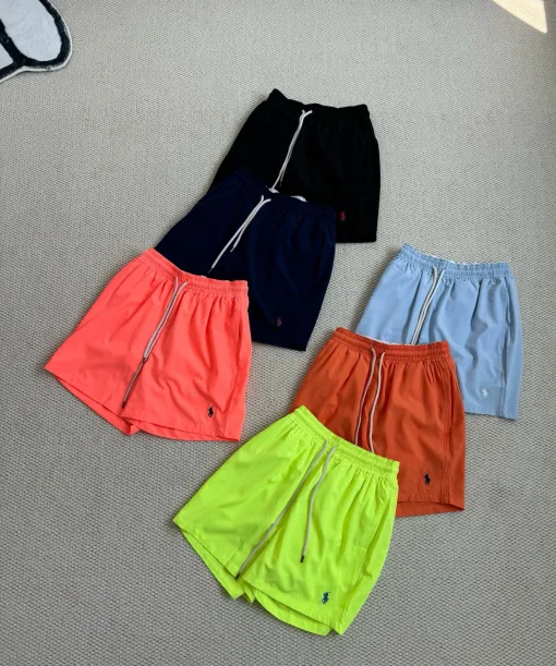 Luxus Ralph Lauren Shorts Schwarz Solid Style