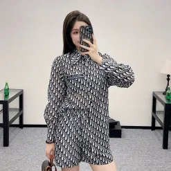 Hochwertiges Dior-Hemd im Monogramm-Stil