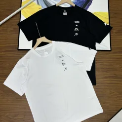 Premium Descente Kurzarm Schwarz Atmungsaktive Kollektion
