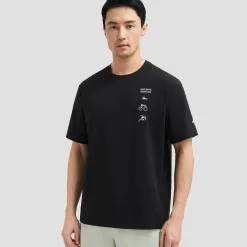 Bestseller Descente Kurzarm Schwarz Atmungsaktiver Stil