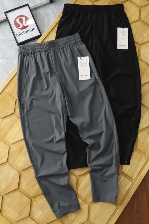 Premium Lululemon Jogginghose Schwarz Atmungsaktive Kollektion