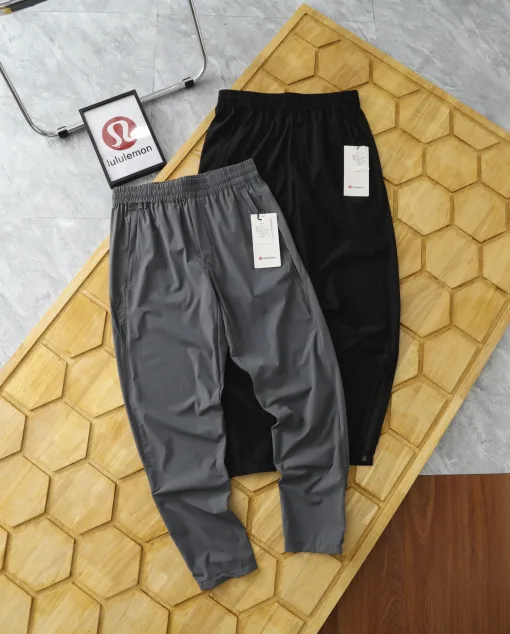 Premium Lululemon Jogginghose Schwarz Atmungsaktiver Stil