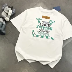 Bestseller: Kurzärmlige schwarze bestickte Baumwollkollektion von Louis Vuitton
