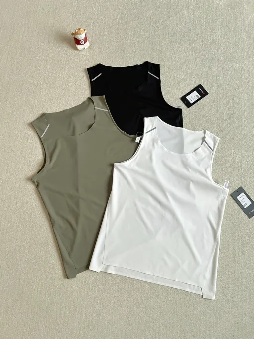 Bestseller Lululemon Weste Schwarz Atmungsaktiv Luxus