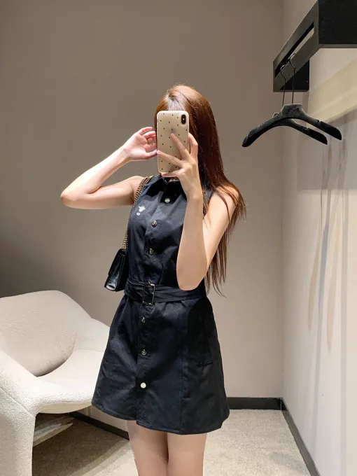 Hochwertiges Dior Hemd Schwarz Bestickt Luxus