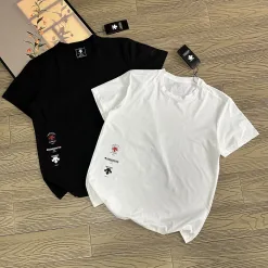 Bestseller Descente Kurzarm Schwarz Baumwolle Atmungsaktiv Stil