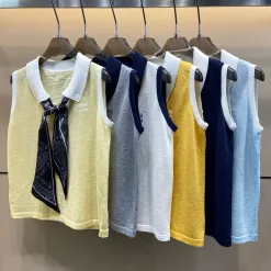 Premium Miu Miu Weste im Seidenstil