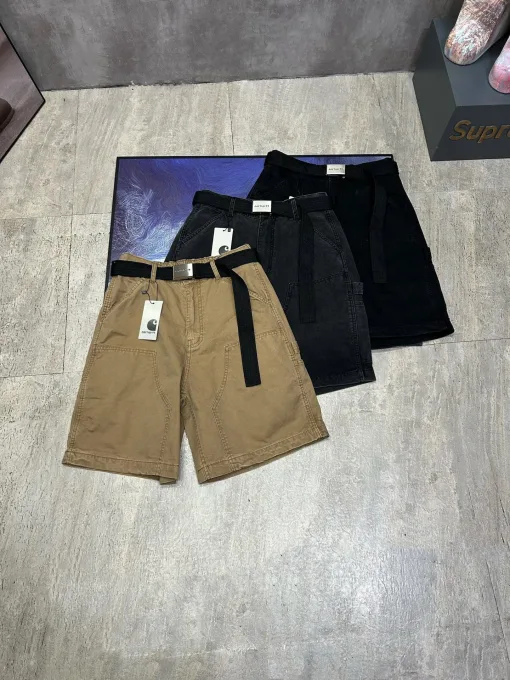 Bestseller Carhartt Shorts Schwarz Baumwolle Solid Luxury