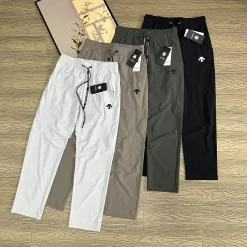 Hochwertige Descente Hose aus schwarzem Nylon, Casual Kollektion
