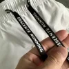 Hochwertige Descente Hose aus schwarzem Nylon, lässiger Luxus