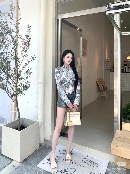 Premium Dior Hemd Print Luxus