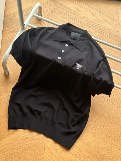 Premium Prada Kurzarm Wolle Classic Collection