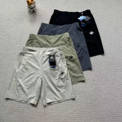Hochwertige Mammut Shorts Schwarz Atmungsaktiv Luxus