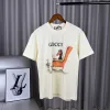 Luxus Gucci Kurzarm Baumwolle Print Luxus