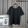 Luxus Burberry Kurzarm Schwarz Baumwolle Solid Luxus