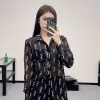 Premium Yves Saint Laurent Hemd Schwarz Jacquard Kollektion