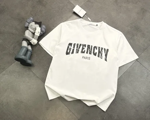 Bestseller Givenchy Kurzarm Schwarz Baumwolle Print Luxus