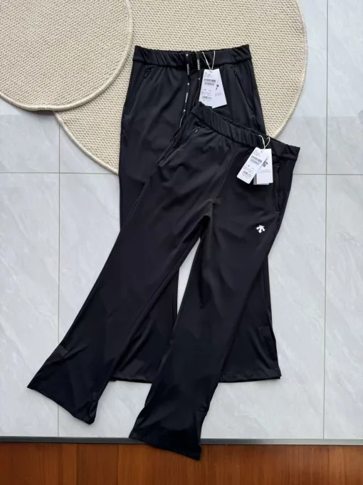 Premium Descente Hose Schwarz Nylon Casual Style