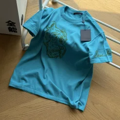 Bestseller der Louis Vuitton Kurzarm-Kollektion aus Baumwolle mit Logo