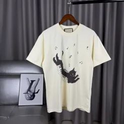 Premium Qualität Gucci Kurzarm Baumwolle Print Luxus