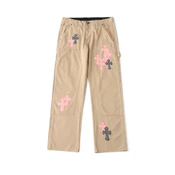 Premium Chrome Hearts Jeans Khaki Lederkollektion