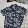 Luxus Louis Vuitton Kurzarm Denim Jacquard Luxus