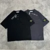 Bestseller Stone Island Kurzarm Schwarz Baumwolle Klassischer Stil