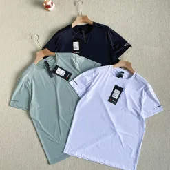 Luxus Lululemon T-Shirt Schwarz Seide Atmungsaktiv Luxus