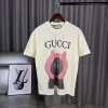 Hochwertiger Gucci-Baumwoll-Print im Kurzarmstil
