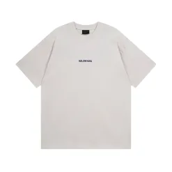 Balenciaga-Kollektion mit kurzen Ärmeln und gewaschener Baumwolle in Premiumqualität