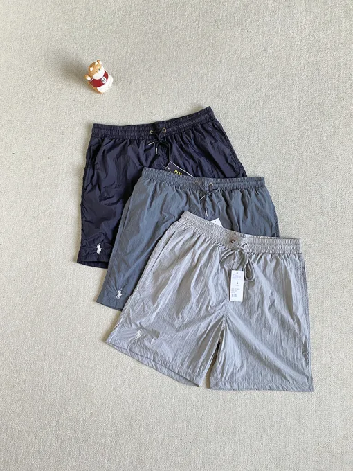 Hochwertige Ralph Lauren Shorts Schwarz Bestickt Luxus