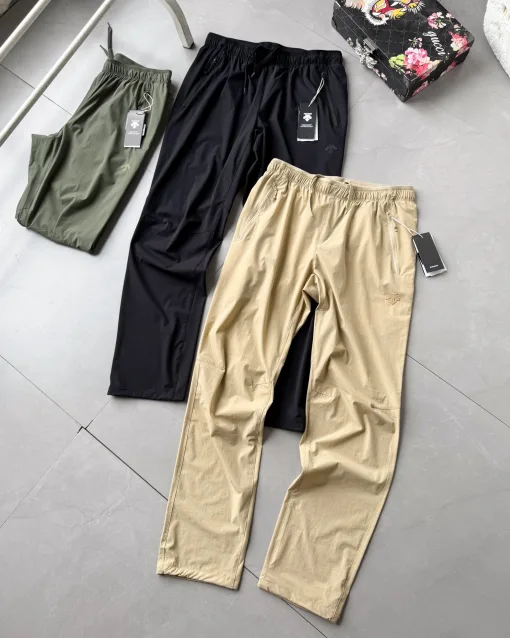 Hochwertige Descente Hose Schwarz Casual Luxury
